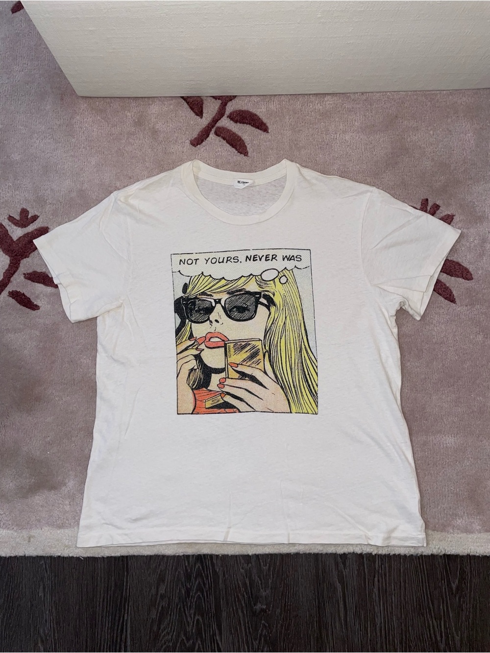 Re/Done Not Yours Graphic Tee